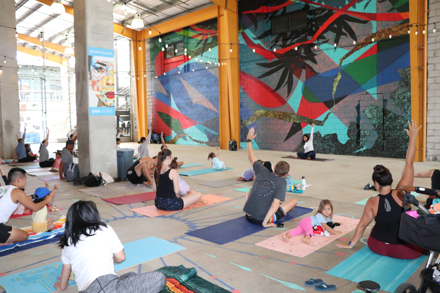 Free family yoga on Oahu, Hawaii