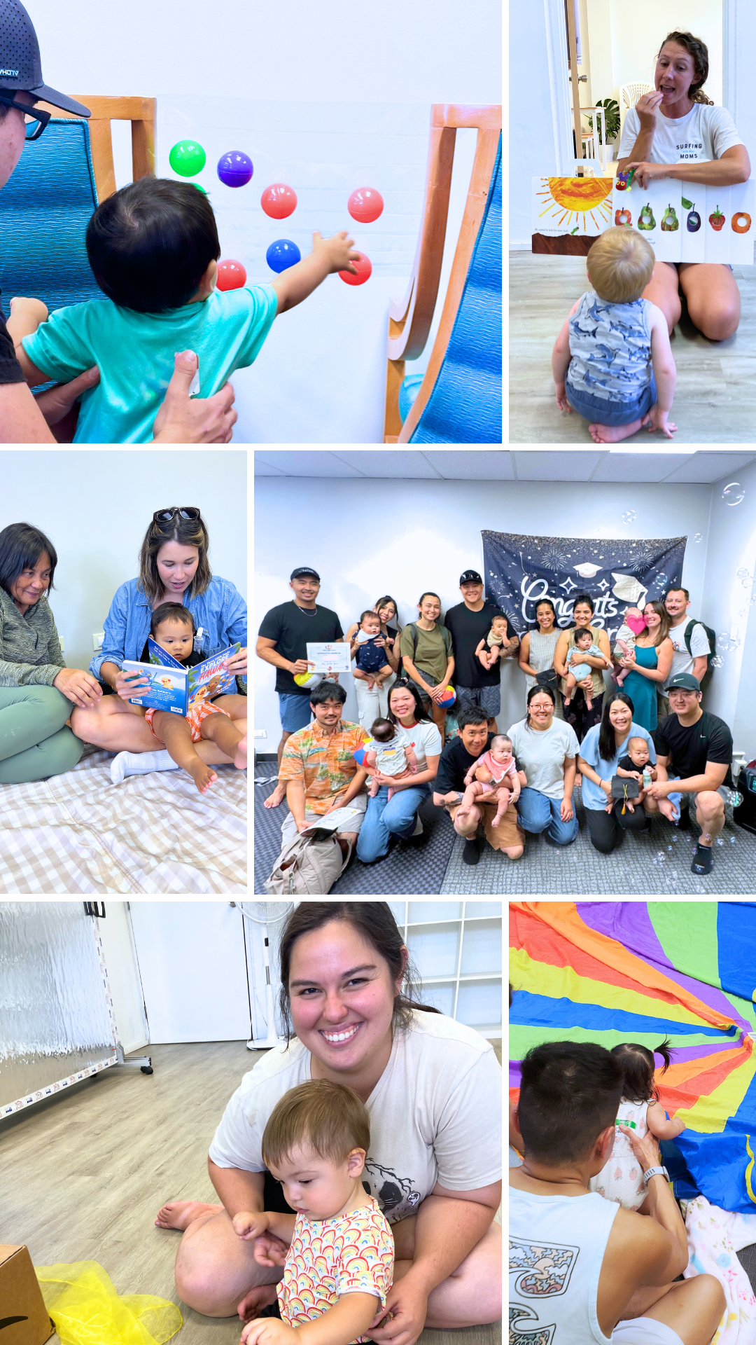 baby classes for families in Honolulu 3 to 12 months