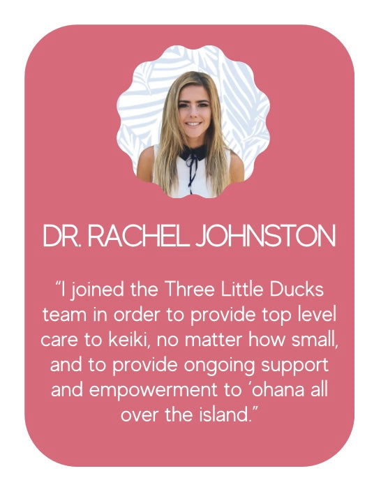 Dr. Rachel Johnston - pediatric physical therapist in Oahu, Hawaii 