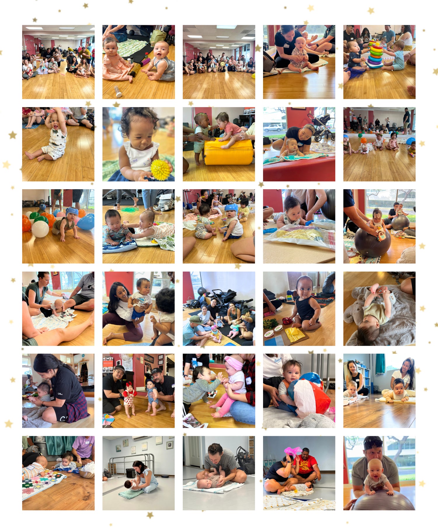 Over 300 families having fun at Honolulu baby classes