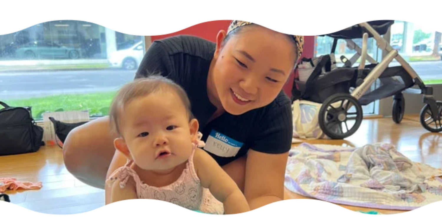 Mom and baby having fun at baby classes in Honolulu 