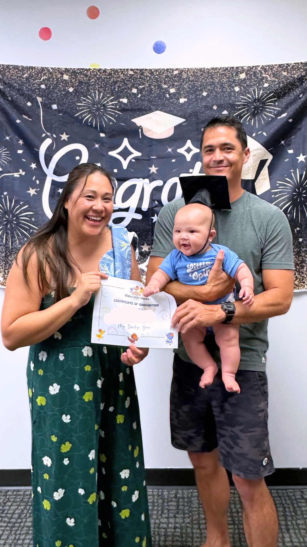 baby class family photo